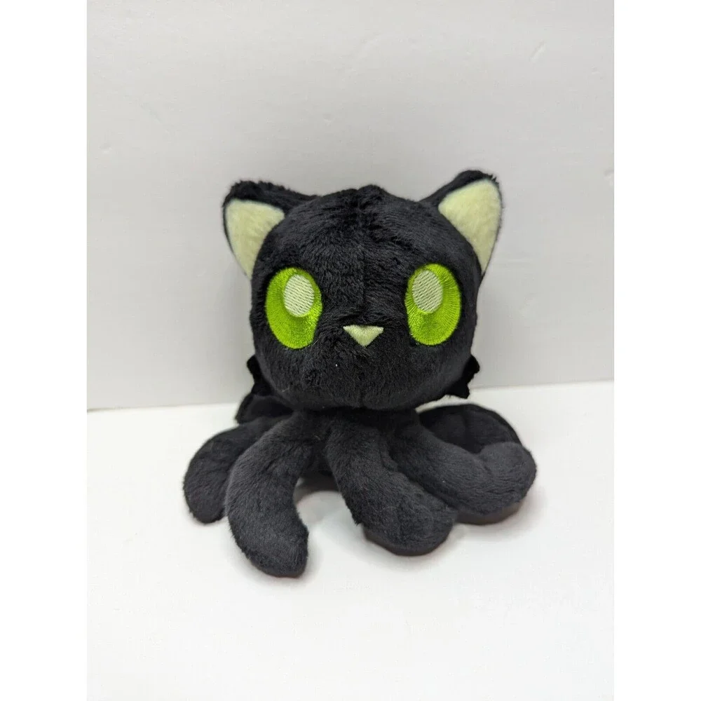 Tentacle Kitty Moonlight Little One Plush 2019 HTF Rare Glow Black Cat Green Eye